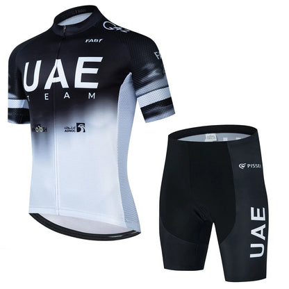 2024 Uae Team Summer Ropa Ciclismo Cycling Jersey Sets Men's Mountain Bike Triathlon Quick-drying Breathable Bicycle Clothing