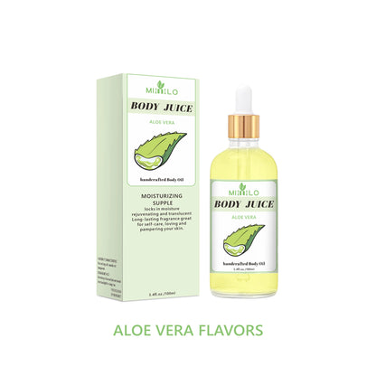 100ml Sweet Fragrance Body Oil Multiple Delightful Scents Moisturizing Nourishing Skin Care Lightweight Non Greasy Fast Absorbin