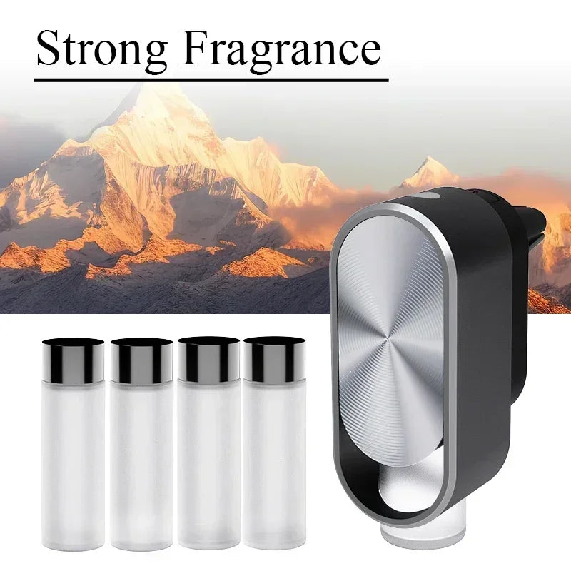 Huitai Car Air Freshener Diffuser Auto Aromatherapy Machine Car Air Outlet Freshener  Electric Aroma Smell Perfume for Men Women