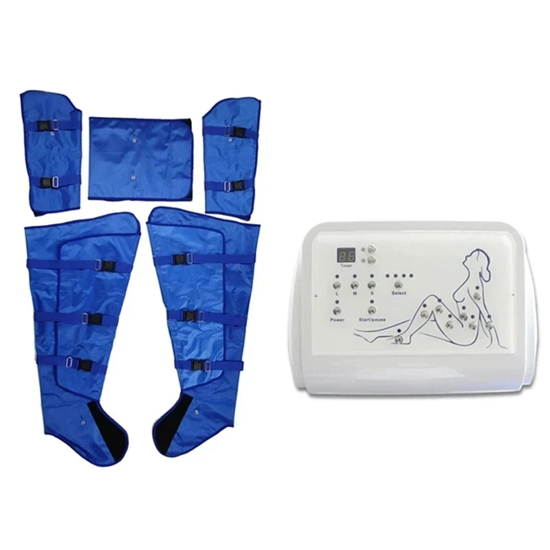 2026 Lymphatic Drainage Vacuum Pressotherapy Machine Air Wave Pressure Air Compression Waist Body Massager Leg Muscle Relaxation