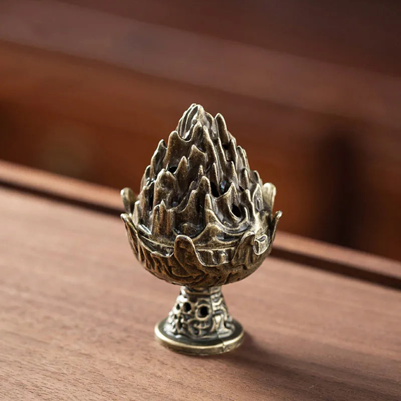 XiaoXiangyun Incense Coil Long-lasting Fragrance Meditation Incense Coil Pure Natural Coil Incense Mini Incense Burner Incense