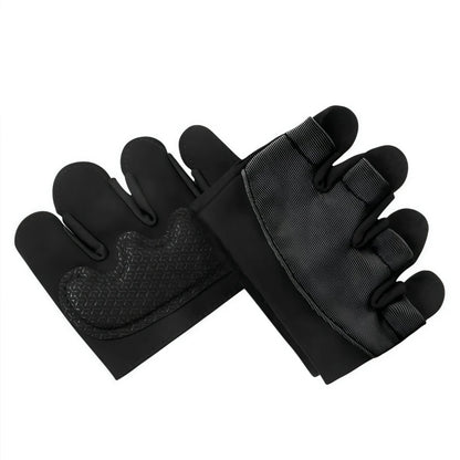 Sports Half Finger Gloves Men Women Non-slip Training Glove Gym Anti-cocoon Barbell Four Finger Glove for Cycling Yoga Jump Rope