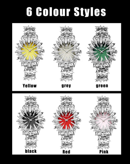 Y2K Watch European American Watches Irregular Dragon Scale Pointed tin Solder Light Luxury Men Gift Niche Quartz Wristwatch