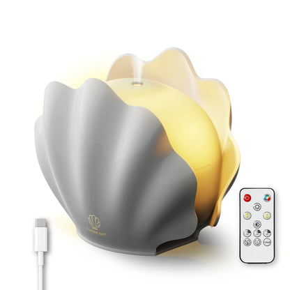 Remote Control Essential Oil Diffuser, 7 Color Changing LED Light USB Aromatherapy Humidifier, Quiet Ultrasonic Cool Mist Maker