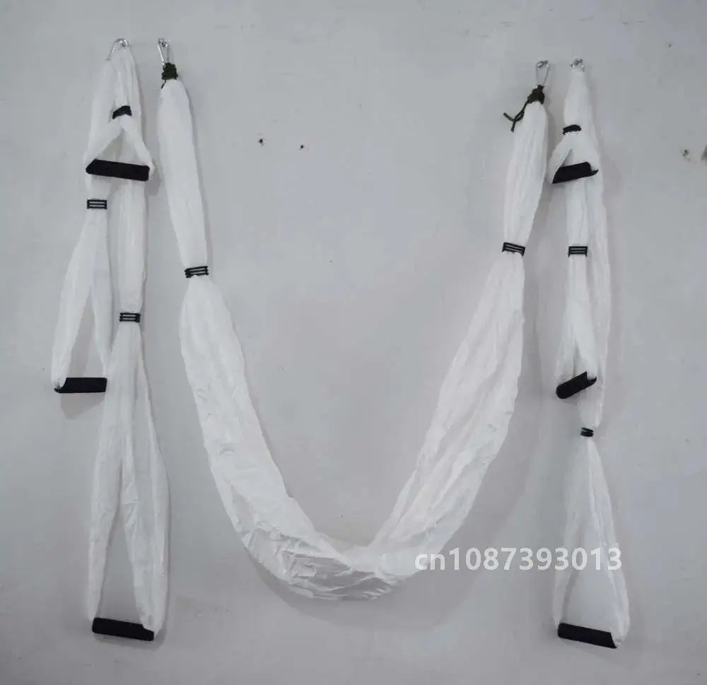Aerial Yoga Swing with Extension Straps Antigravity Yoga Hammock Aerial Trapeze Sling  Inversion Tool for Home Gym Fitness