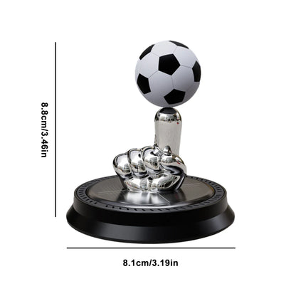Solar Car Fragrance Finger Football Car Air Freshener Automatic Rotating Floating Ball Auto Interior Home Aromatherapy Diffuser