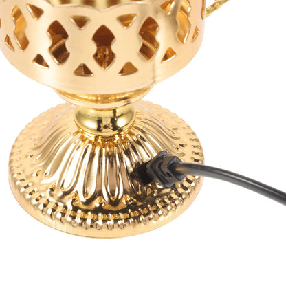 Electric Incense Burner in Home Decor Living Room Table Metal Aromatic Indoor Small Dining Church Lasting Non