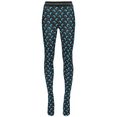 Moon Print Sports Leggings Trousers Elastic Slimming Casual Wear Outdoor Indoor ular Long Pants Thin Material Fem