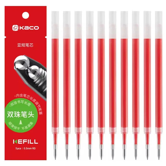 New KACO x Sprite Limited Edition Gel Pen,Dual Ball Pen Quick Drying Stylo 0.5mm Click Smooth Writing For School&Journaling