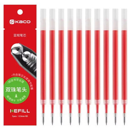 New KACO x Sprite Limited Edition Gel Pen,Dual Ball Pen Quick Drying Stylo 0.5mm Click Smooth Writing For School&Journaling