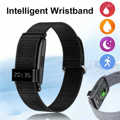 Smart Fitness Tracker With GPS Health Monitoring Pedometer Waterproof Sport Intelligent Wristband Time Display Smart Bracelet