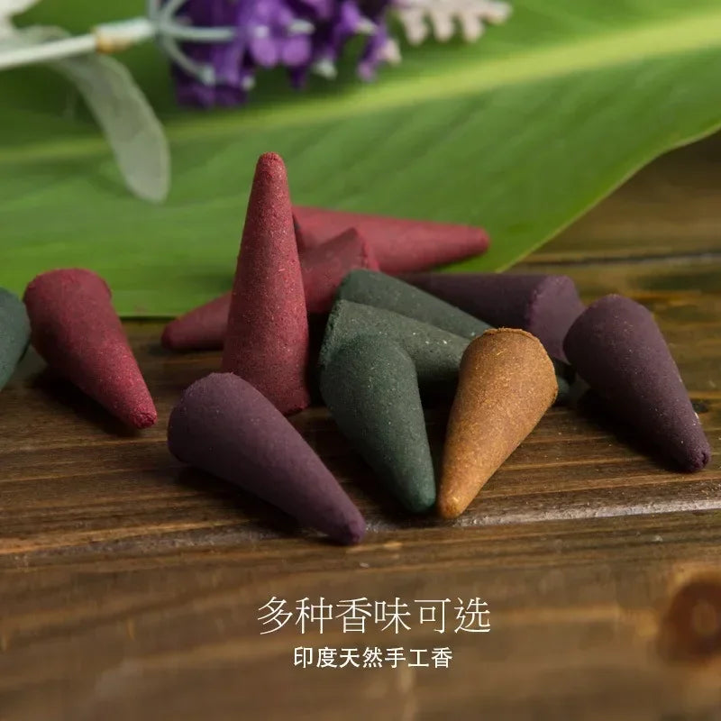 30 /15pcs of natural incense sticks are made using traditional methods, carefully selected natural wood powder and a small amoun