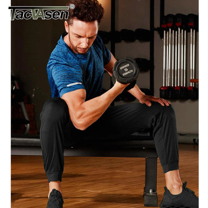 TACVASEN 3 Packs Quick Dry Summer T-shirts Reflective Stripe Men Running Fitness Tops Gym Training Shirt Breathable Sportswear