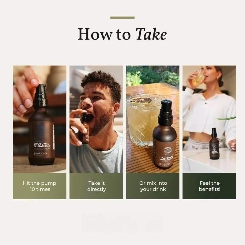 Liposomal Glutathione Supports Immunity Skin Hair and Healthy Aging Maximum Absorption Glutathione Supplements 60ML