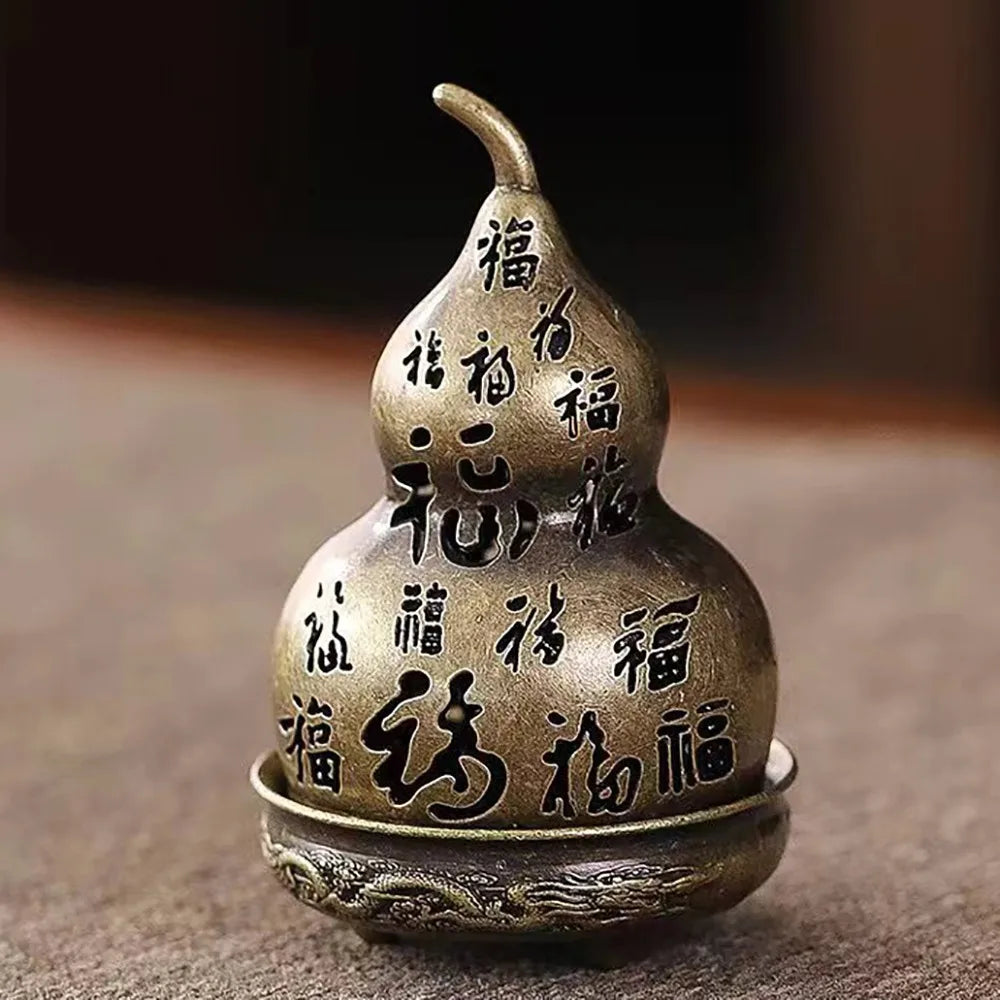 New Chinese Style Incense Burner Zinc Alloy Vertical Indoor Aromatherapy Good Symbolism Accessories Incense Burning Gifts