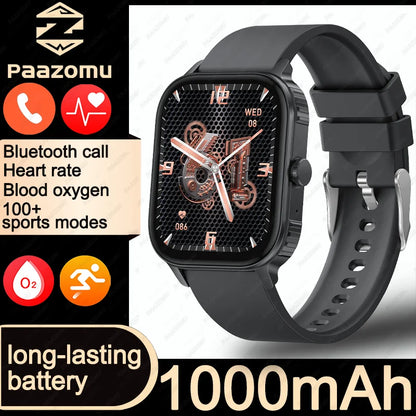 2026 2.04-inch Ultra Smart Watch For Men Women 1000mAh High Capacity Battery Outdoor Sports Fitness Health Monitoring Smartwatch