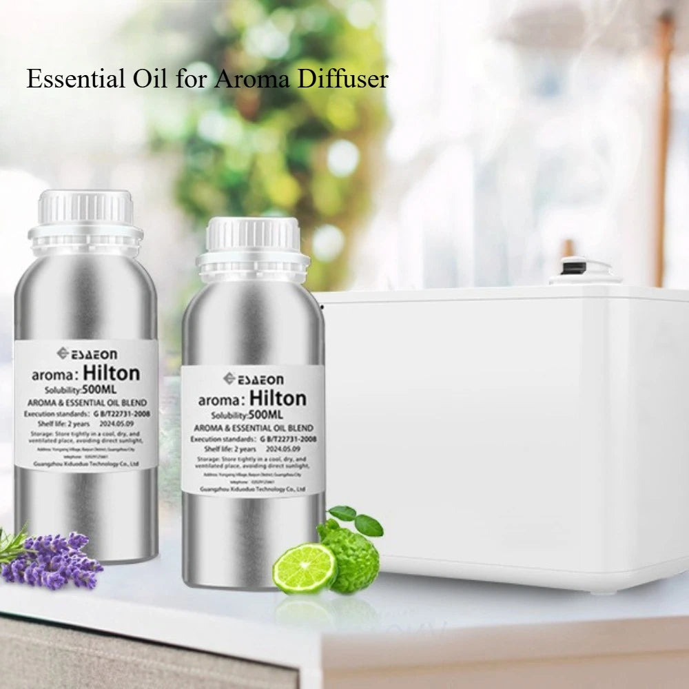 100/500ML Premium Aromatherapy Essential Oil for Aroma Diffuser and Ultrasonic Oil Diffuser, Westin White Tea, Hilton,Shangri-La