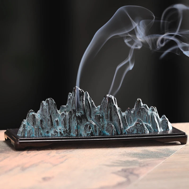Alloy Boshan furnace wire incense incense incense burner lying incense box incense holder interior decoration decoration