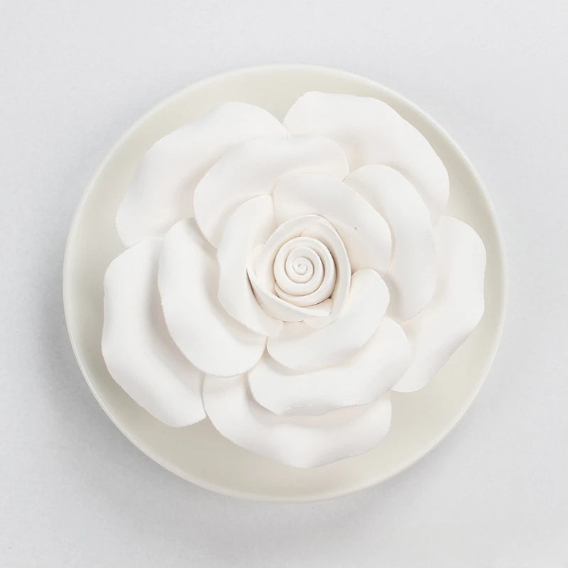 Exquisite Handmade Ceramic Flower Diffuser for Aromatherapy and Decoration