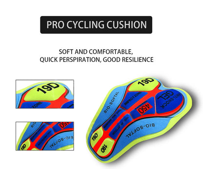 2026 Cycling Shorts Men's Riding Shorts Summer Anti-UV MTB Bicycle Short Tights pants 19D Gel Pad Bike Team Racing Wear ciclismo