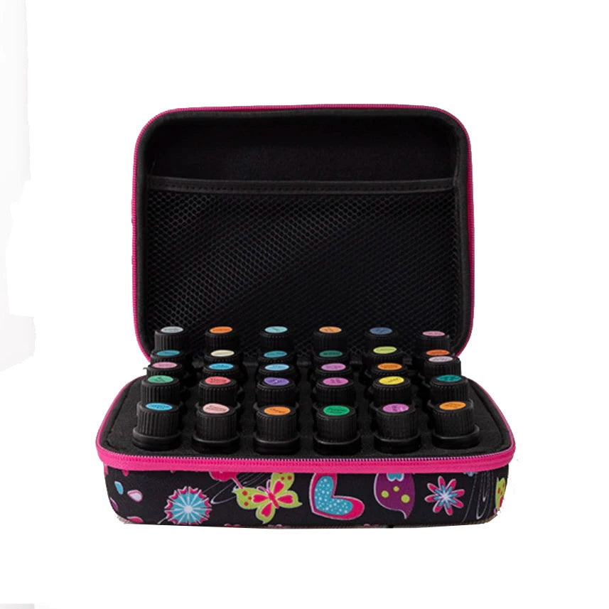 Essential Oil Storage Case for DoTERRA 30 Slots 5ML 10ML 15ML Essential Oil Storage Bag Aromatherapy Perfume Hanging Organizer