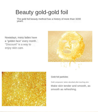100ml 24k Gold Foil Essence Moisturizing Face Skin Serum Making The Skin Smooth Facial Essence for Dropshipping