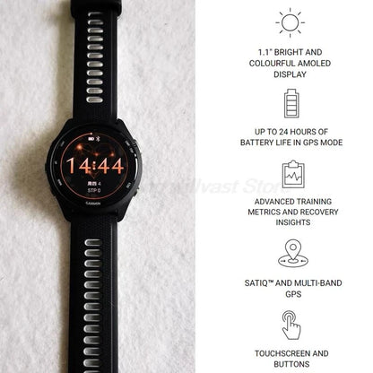 Garmin Forerunner 265 Outdoor GPS Running Smartwatch Fitness Marathon Swimming Advanced Training Fitness Tracker 13 Days Battery