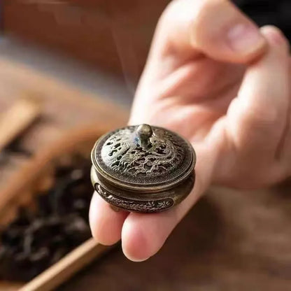Dragon And Phoenix Plate Incense Burner - Antique Incense Burner - Line Incense Agarwood Incense Burner - Buddha Incense Incense