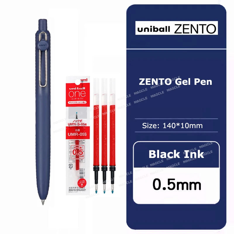 New Uniball Gel Ink Pen 0.5/0.38mm Multiple Colors Rod Smudge-Proof Fine Writing Without Fatigue Notes Journaling Drawing Tools