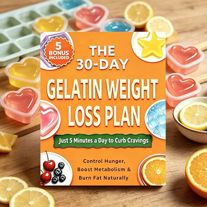 30-Day Gel Protein Weight Loss Plan: Just 5 Minutes a Day to Suppress Appetite, Control Hunger, Boost Metabolism