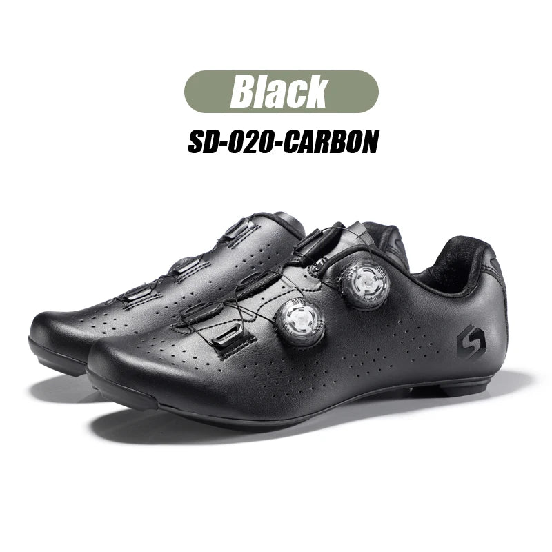 sidebike cycling shoes ultralight 14 level hardness carbon fiber shoes road bike men professional self-locking cleat sneakers