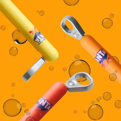 KACO Fanta/Coca-Cola Pull Tab Gel Pen,0.5mm Black Ink,Novelty Relieve pressure Writing Pen For Journaling,Office and School Use
