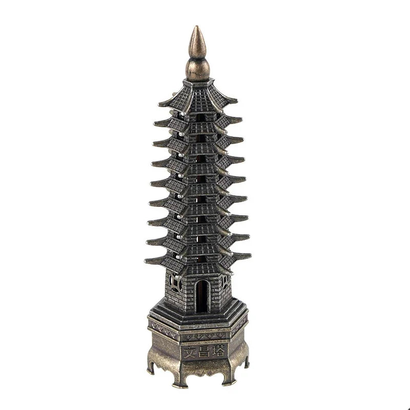 Feng Shui Vertical Incense Burner 3D Model China Wenchang Pagoda Home use incense burner holder Home Decoration Metal Handicraft