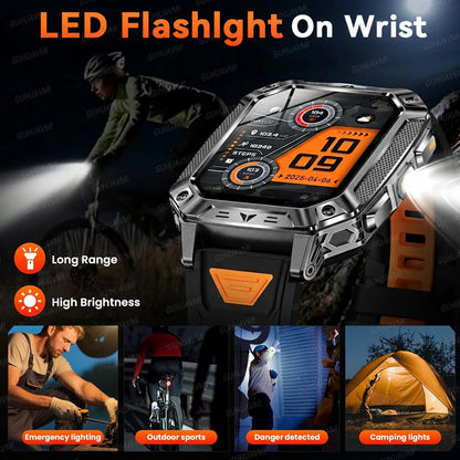 2026New GPS Smart Watch AMOLED 1400Mah Waterproof Fitness tracking Bluetooth Call Professional Sports Smartwatch For Men Women
