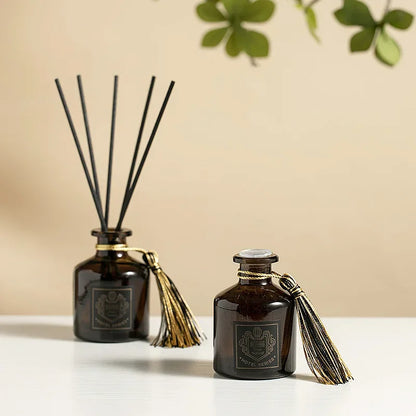Y Aromeasy 50ml Reed Diffuser Sets Homestay Hotel Bathroom Rattan Aromatherapy Glass Diffuser Air Freshener Home Fragrance