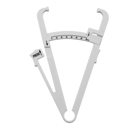 Body Fat Loss Tester Calculator Caliper Fitness Clip Fat Measurement Tool Slim Chart Skinfold Test Instrumen
