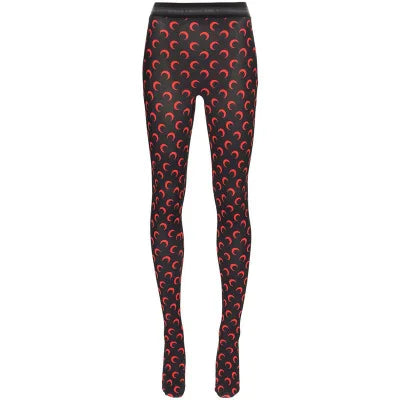 Moon Print Sports Leggings Trousers Elastic Slimming Casual Wear Outdoor Indoor ular Long Pants Thin Material Fem
