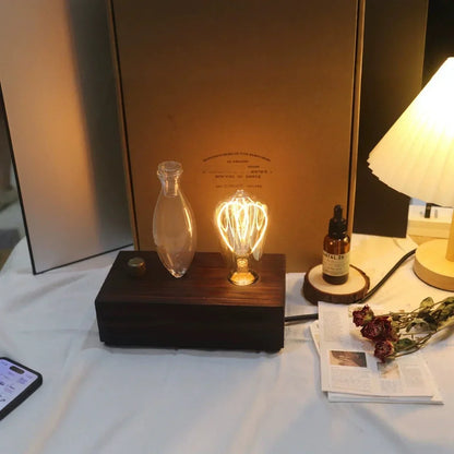 Waterless Pure Essential Oil Diffuser Nebulizer Aromatherapy Diffuser Electric Wooden Glass Home Aroma Essential Diffusers