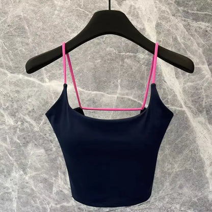 Yoga suit, camisole, vest, women's new style with chest cushion, Pilates summer sexy fitness bra