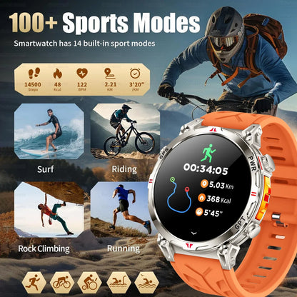 2026 New Ultra 650mAh Battery Smart Watch Built in GPS Compass 10ATM Waterproof Sports tracker Outdoors Military Smartwatches