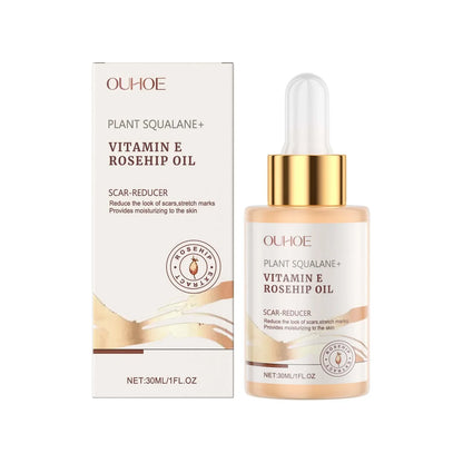 Moisturizing Squalane Rosehip Face Oil Lifting Firming Fade Fine Lines Smoothing Nourishing Skin Rejuvenation Facial Care Oil