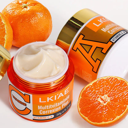 Vitamins C and Vitamins A Whitening Face Cream, Reduce Dark Spots, Clean Skin, Day and Night Facial Cream For All Skin Types