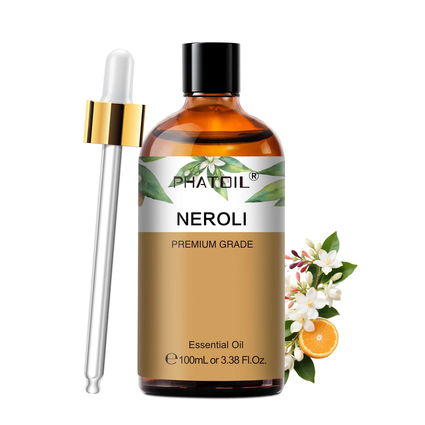 PHATOIL 100ml Aromatherapy Essential Oil-Lavender Rose Vanilla Eucalyptus Sandalwood Pine Needles for Diffuser,Candle Making