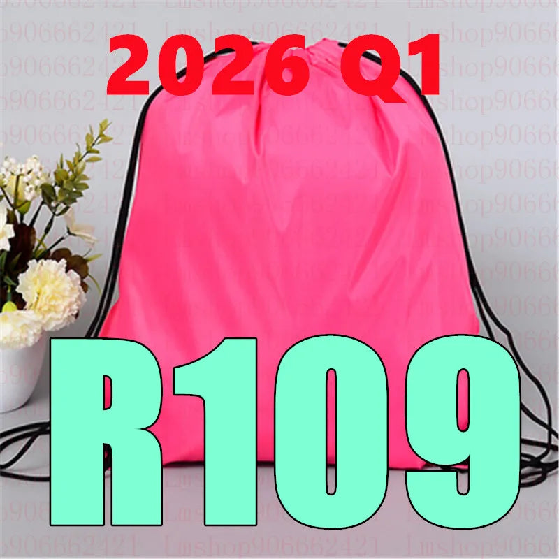 Latest 2026 Q1 BC106 Drawstring Bag BC 106 Belt Waterproof Backpack Shoes Clothes Yoga Running Fitness Travel Bag