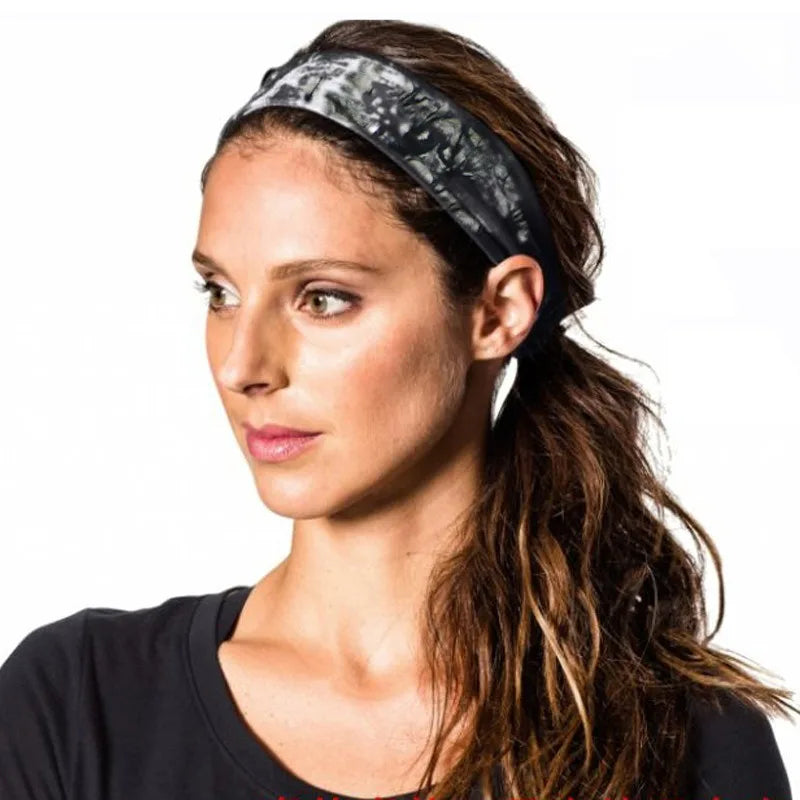 Sports Fitness Headwear Stretchy Yoga Running Head Band Breathable Headscarf Sweatband for Women Men Gym Supplies