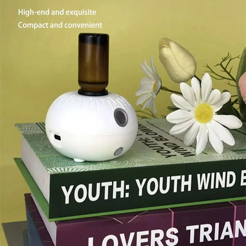 Mini Pure Oil Fragrance Diffuser Aromatherapy Machine Automatic Induction Portable Cute Aroma Diffuser USB For Bedroom Office