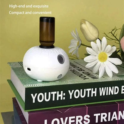 Mini Pure Oil Fragrance Diffuser Aromatherapy Machine Automatic Induction Portable Cute Aroma Diffuser USB For Bedroom Office