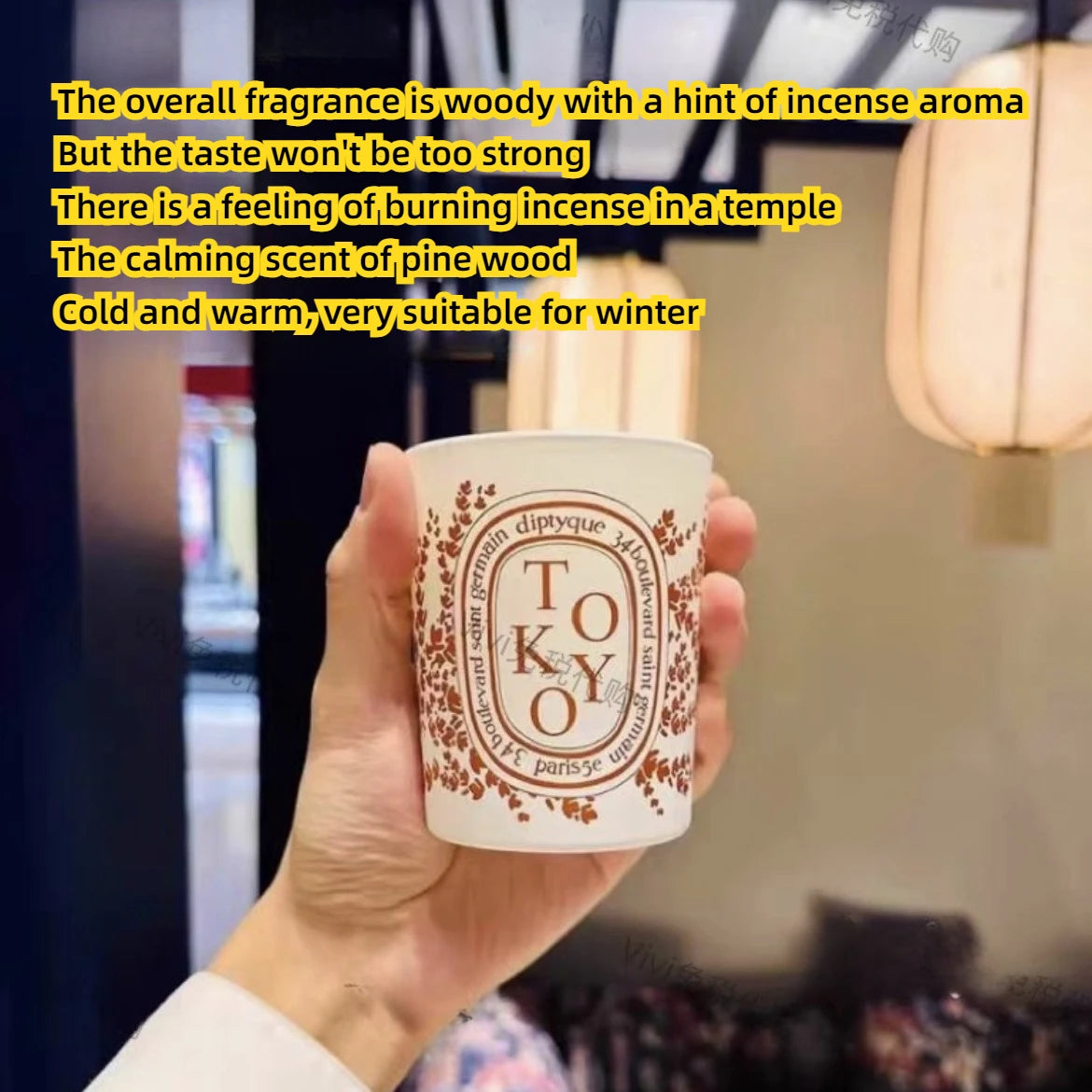 190g Aromatherapy Candle City Limited Edition Pure Natural Plant Essential Oil Scented Candle Cafe Chantilly Christmas Home Gift
