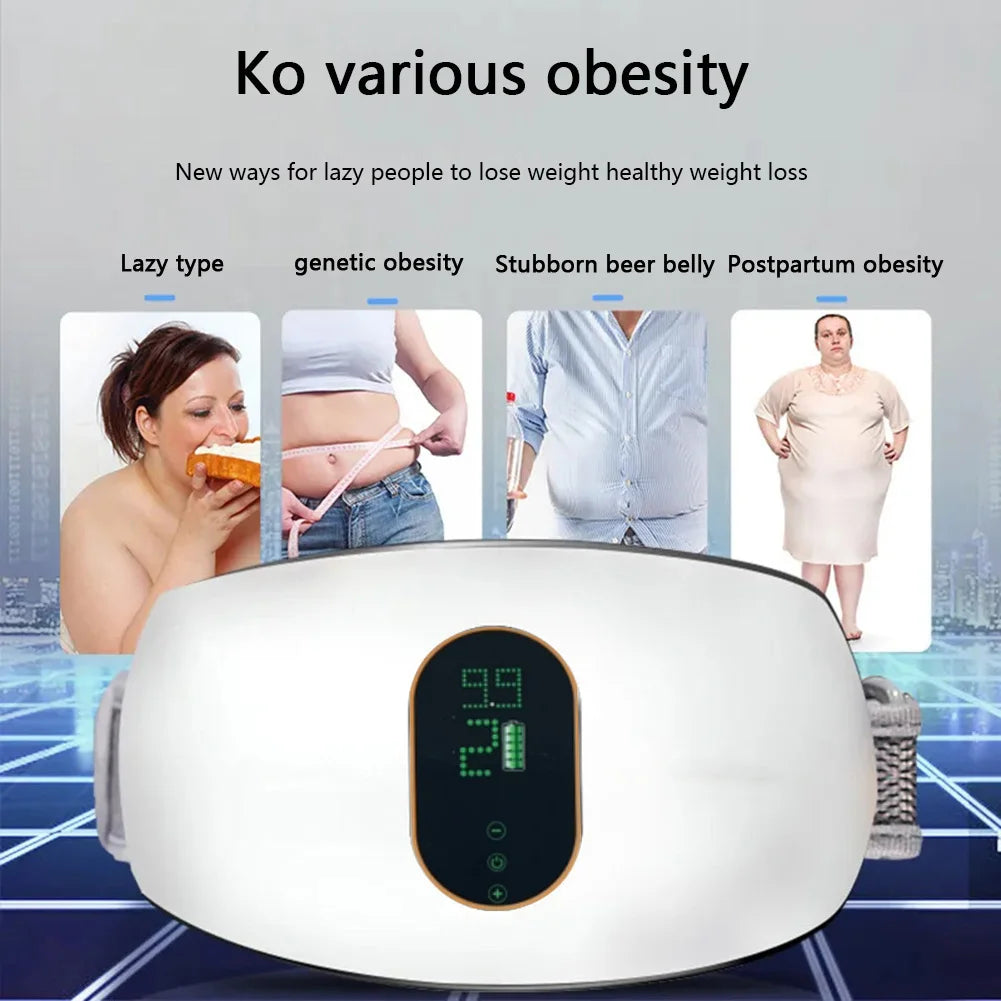 Slimming Machine Weight Loss Lazy Big Belly Full Body Shaping Massager Thin Waist Belt for Women Men Weight Loss Belt Exerciser
