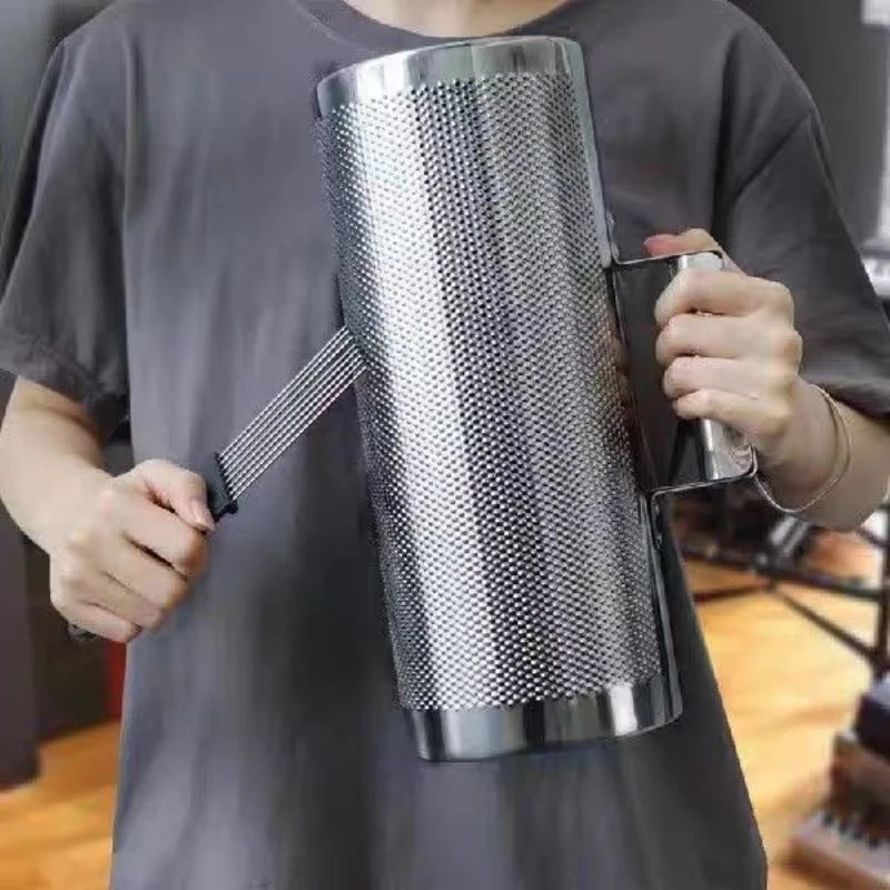 Stainless Steel Guiro Sound Therapy Relaxation Guiro Spiritual Healing Meditation Guiros Portable Percussion Musical Instruments